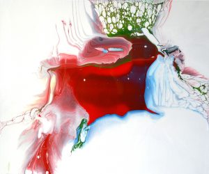 Margit Buß, WN 210,2017, Acryllack_Resin Leinwand,100x120 cm Kopie-1