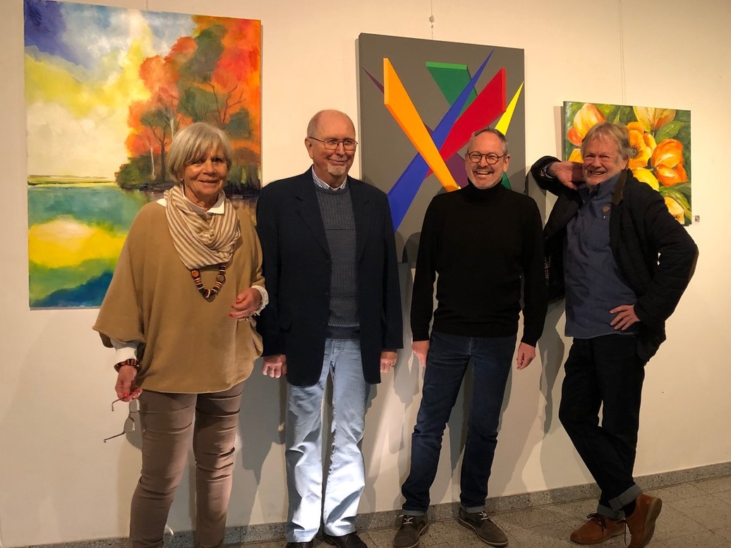 Die Künstlergruppe ArtQuarree von links nach rechts Cornelia Diegmann Detlev Carsten Schmidt, Frank Boje Schulz, Klaus Haase