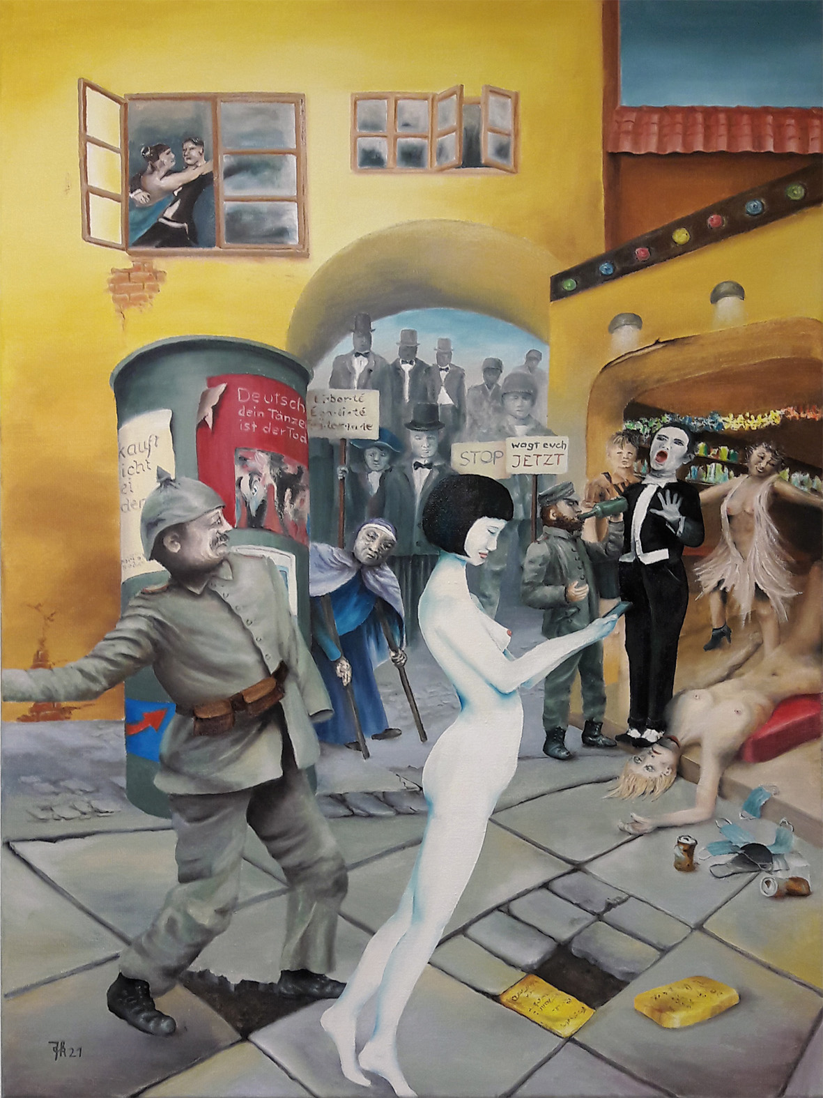 Jöhnk, Manfred – Erst braun, dann blau, dann rot, dann tot