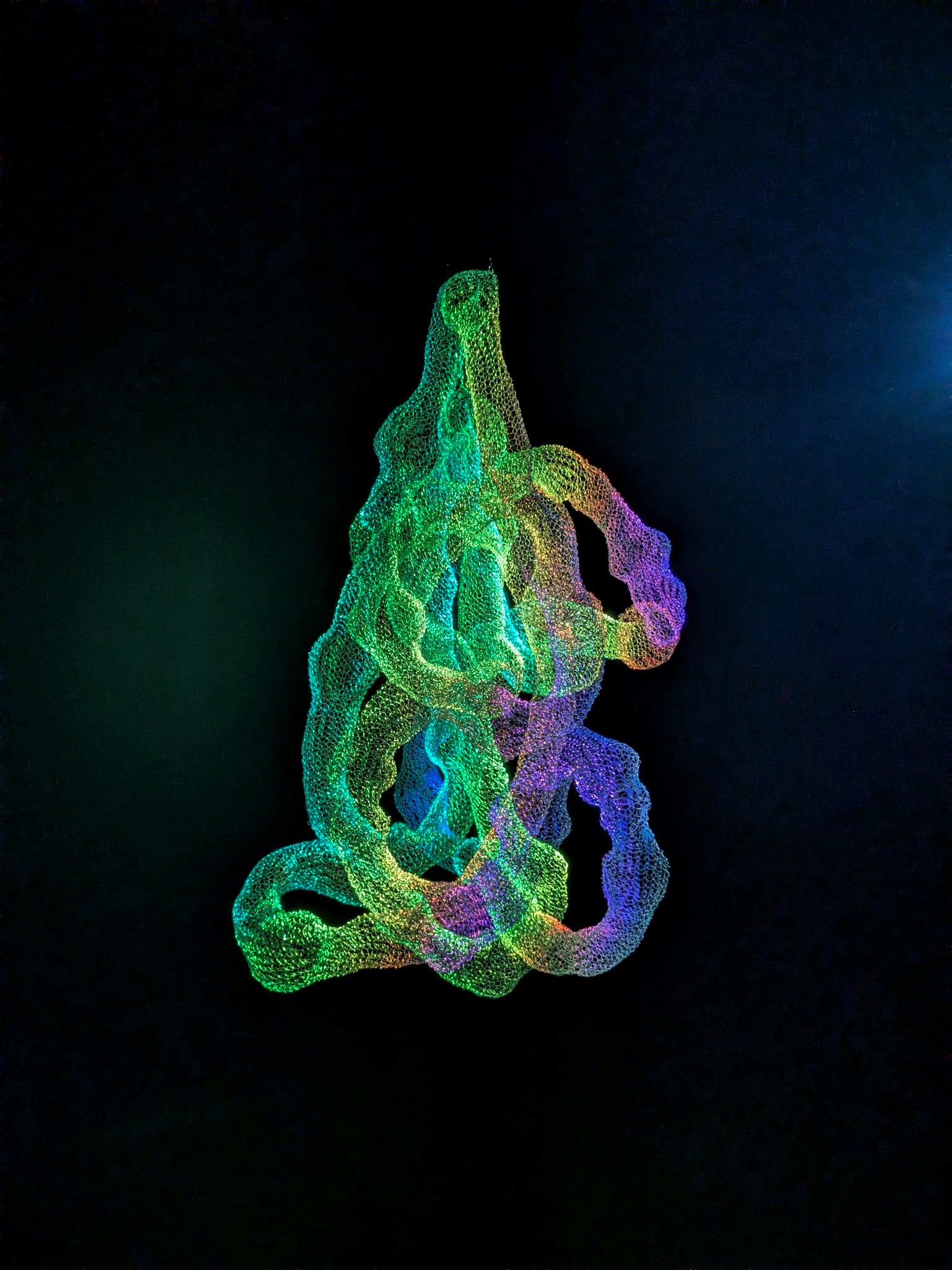 Maukel, Karl-Heinz – Drahtskulptur, bunt